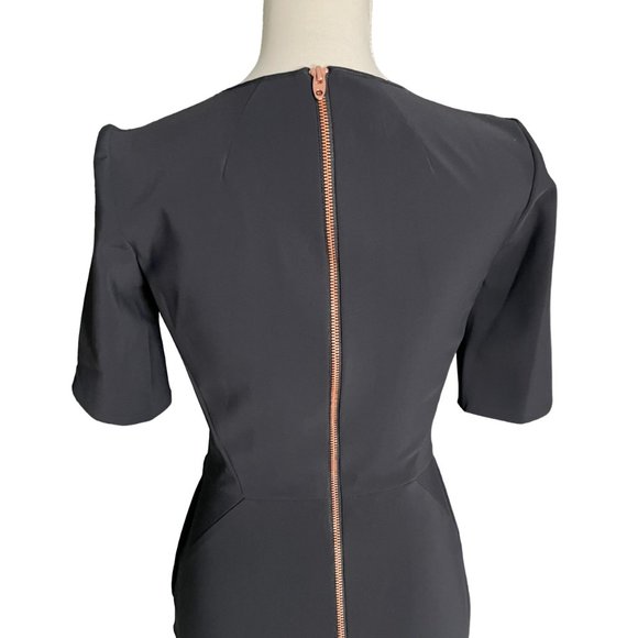 DAI London Fundamental Shift Dress size UK 6 / US 0 2 XS black career - Picture 4 of 12